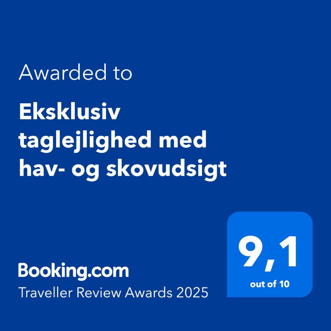Eksklusiv Taglejlighed Med Hav- Og Skovudsigt Risskov Екстер'єр фото